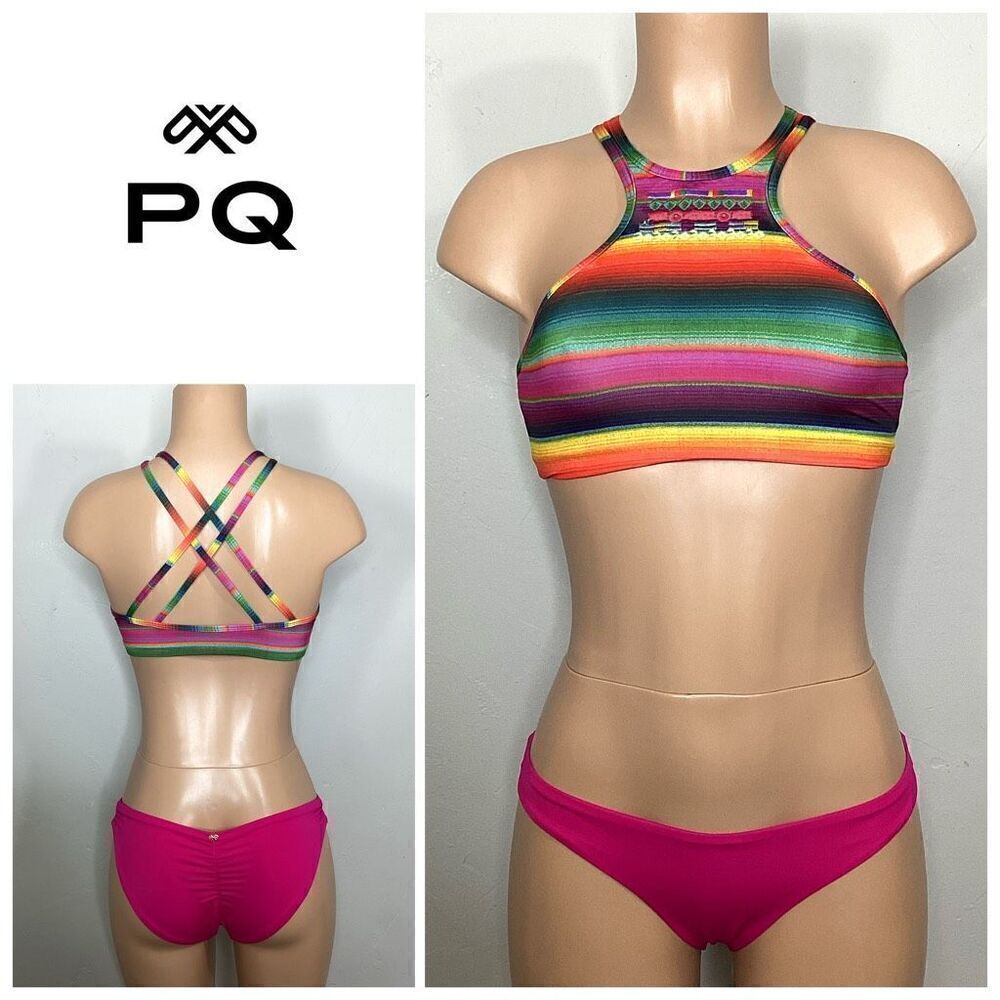New. Pilyq Aztec bikini set. S/M. Retails $149